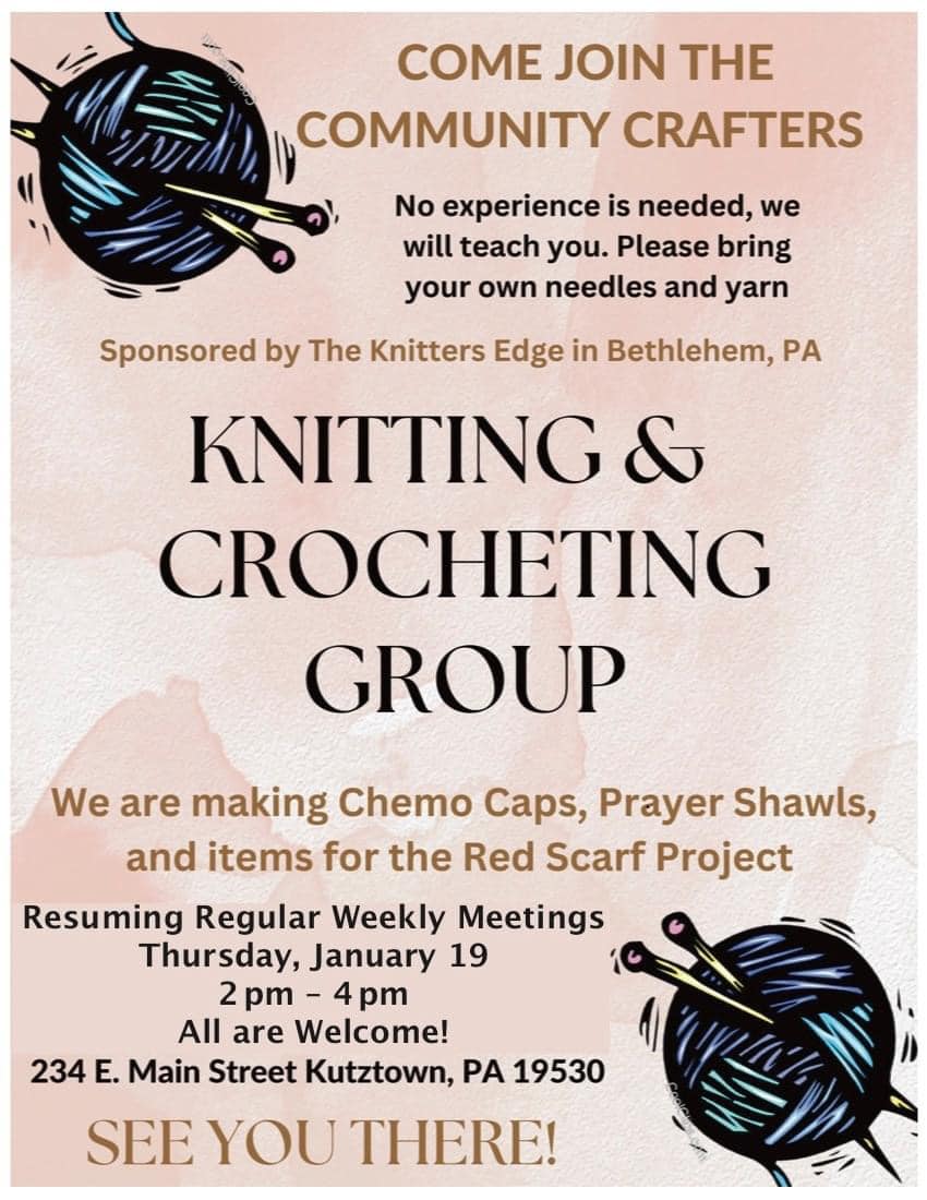 St. Barnabas Center - Knitting and Crocheting